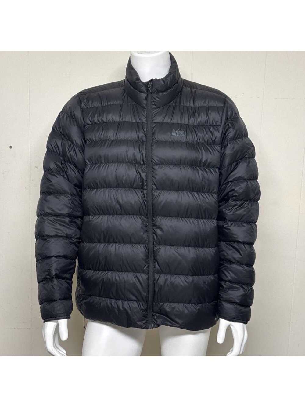REI Co-Op 650 Down Jacket Mens 3XL Black Puffer Nylon Full Zip Gorecorp Outdoors